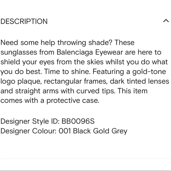 AUTHENTIC Balenciaga logo plaque sunglasses - Picture 4 of 9